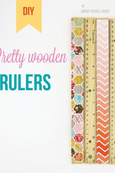 Pretty Wooden Rulers
