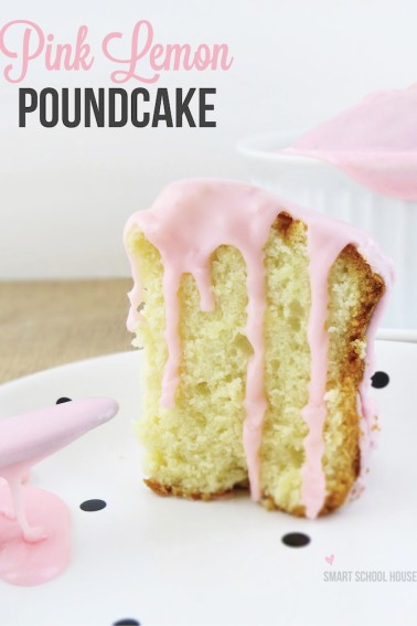 Pink Lemon Pound Cake
