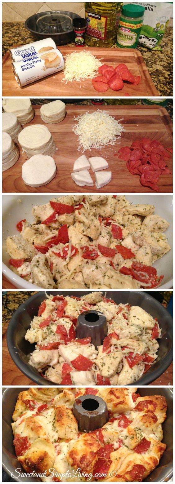 Try this easy pull apart Pizza Bread recipe that will knock your socks off! It has the perfect combination of flavors and super easy to make! Tips included!