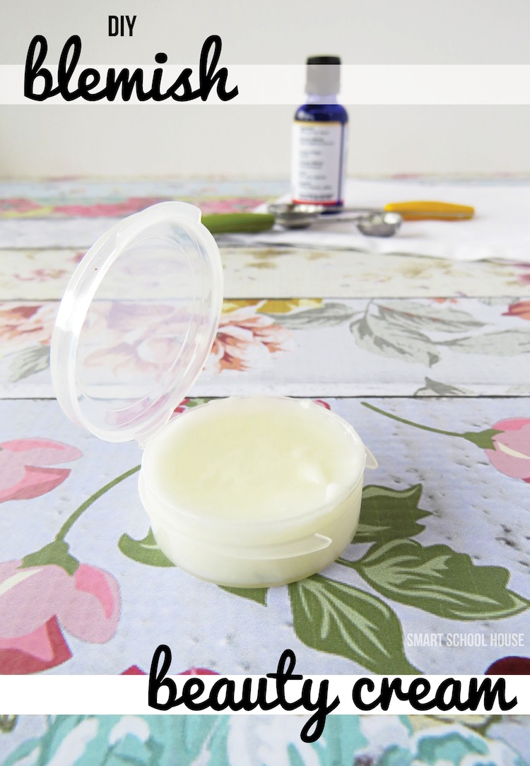 DIY Blemish Beauty Cream - a homemade blemish cream