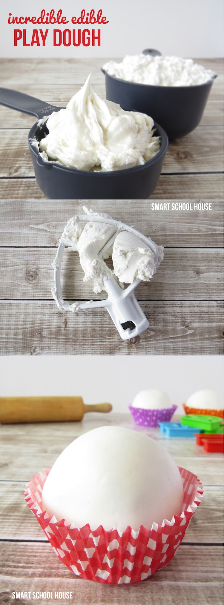 A simply sweet recipe for Incredible Edible Play Dough! Your kids will love this! 