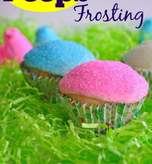 Peeps Frosting and Cupcake Recipe