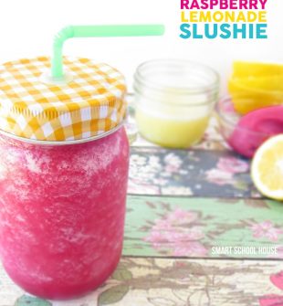 Raspberry Lemonade Slushie