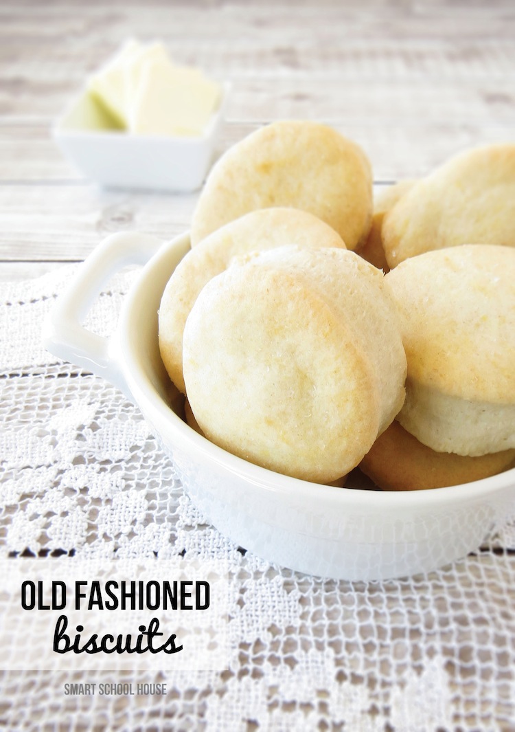 Old Fashioned Biscuits recipe. 5 simple ingredients. 