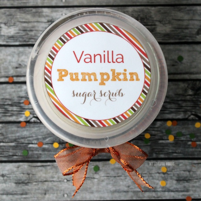DIY Vanilla Pumpkin Sugar Scrub