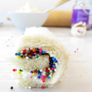 Fairy Bread is perfect for a special treat inside of a lunch box, a colorful dessert at a party, or even a gift to friends!