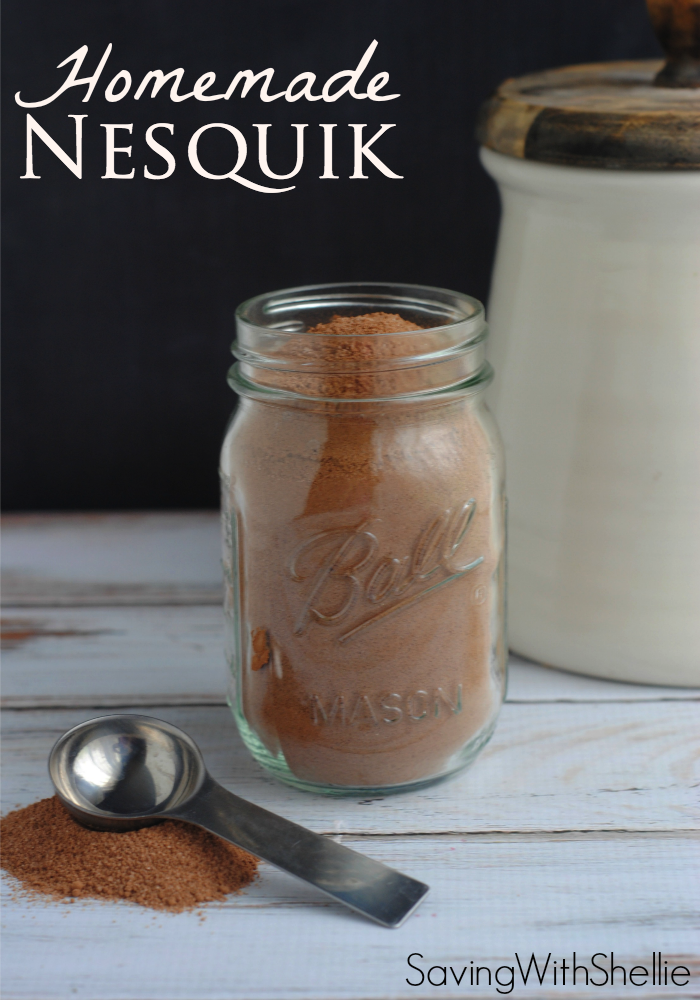 How to make Homemade Nesquik with only 3 ingredients by Saving with Shellie