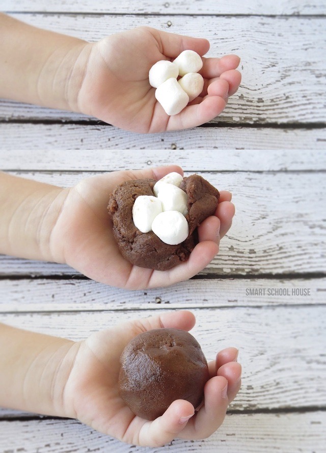 Marshmallow Stuffed Chocolate Cookies