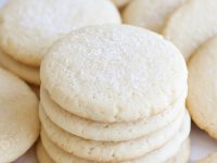 The BEST Sugar Cookies Ever! With crisp edges, thick and soft centers, they melt in your mouth!
