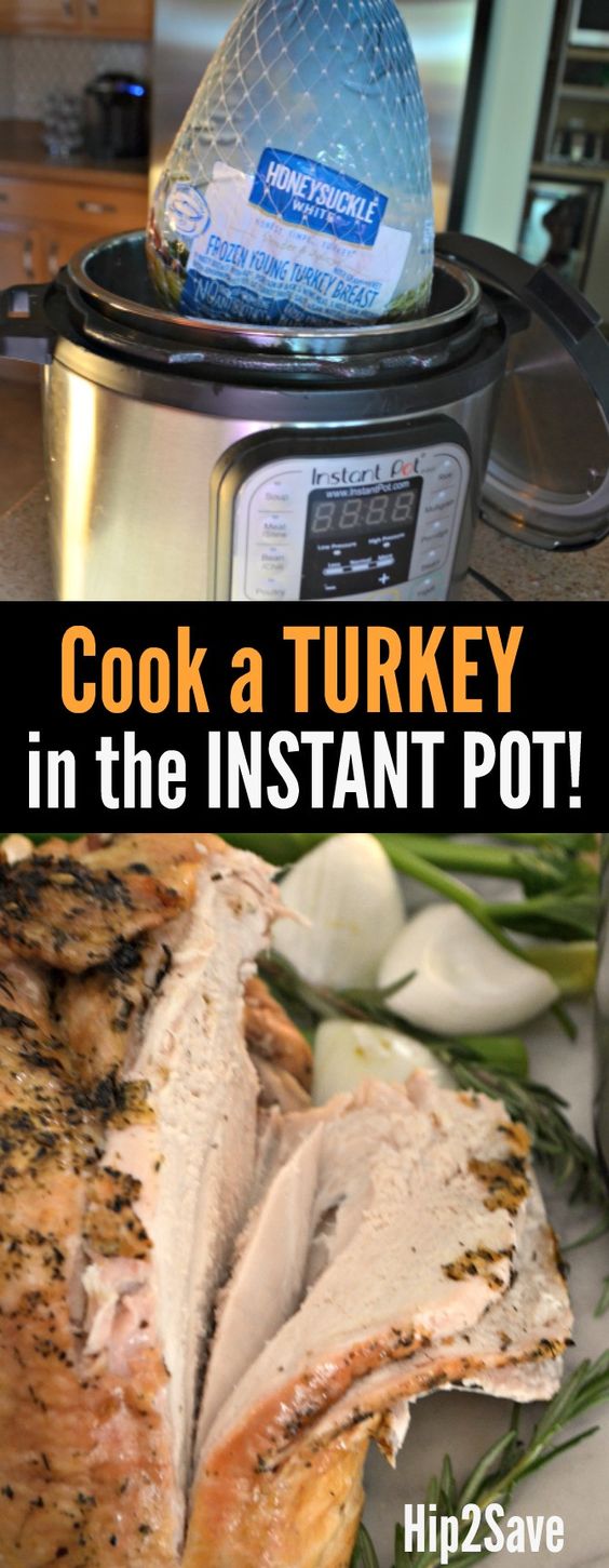 Use your Instant Pot to cook a tender, juicy turkey breast and gravy in under an hour!