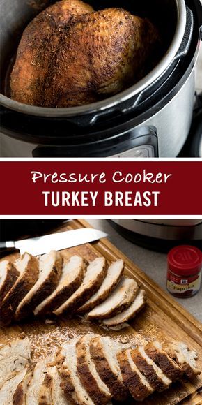 Pressure Cooker Turkey - Move over roasted turkey. The pressure-cooked turkey is here! Seared and cooked in the same pot, Thanksgiving turkey comes out moist and delicious in just 40 minutes.