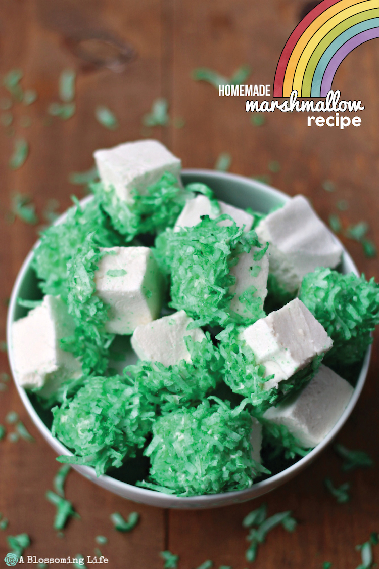 Homemade Marshmallow St Patrick's Day2
