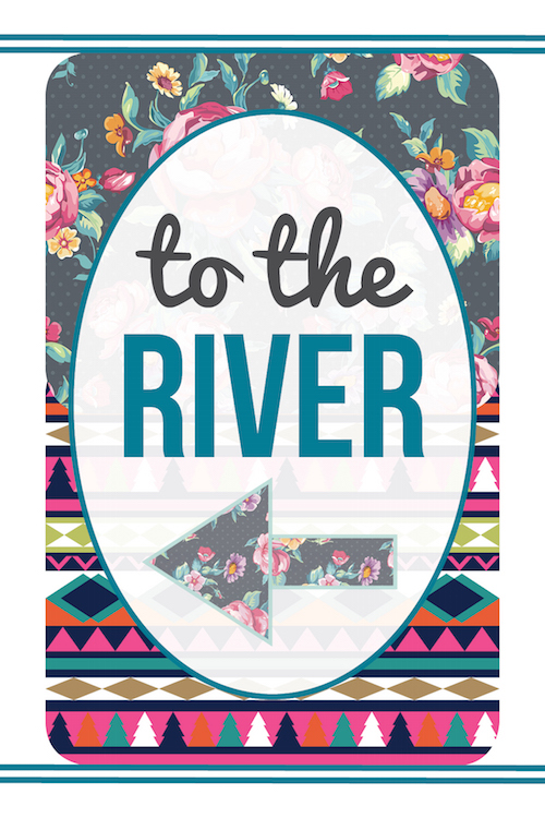 To the River! Free destination printable (more to choose from!) 