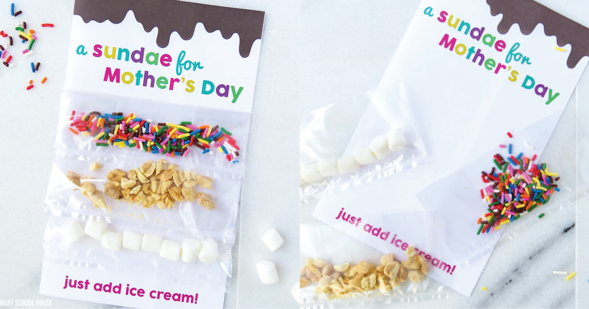 A Sundae For Mother S Day Diy Mother S Day Card - ice cream sandwich hat roblox code