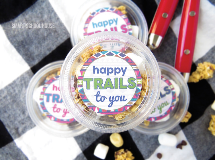 Happy Trails Trail Mix Printable Containers