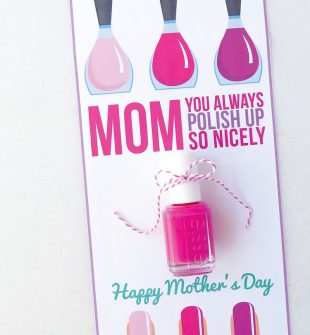 Nail Polish Mother's Day Card