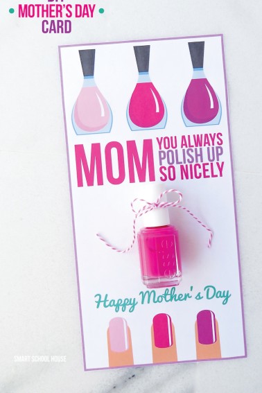 Nail Polish Mother's Day Card