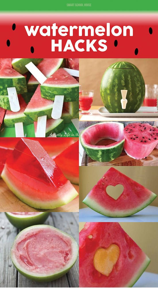 Watermelon Hacks! Creative ways for how to cut a watermelon.