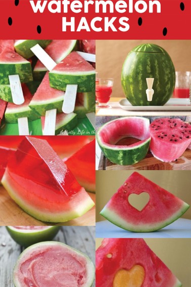 Watermelon Hacks! Creative ways for how to cut a watermelon.