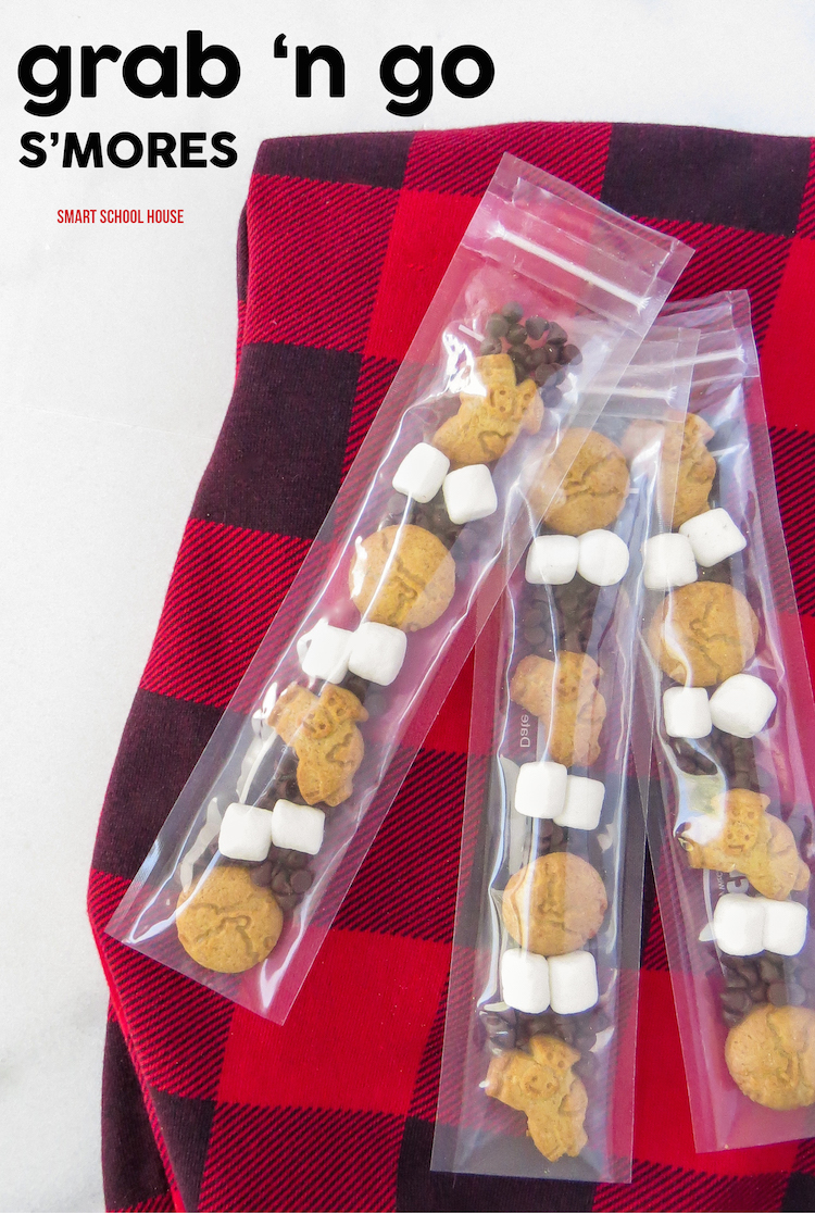 Grab 'n Go S'mores. Enjoy the yumminess of a s'more anytime of day! Especially perfect for little ones who can' quite roast marshmallows over an open fire:)