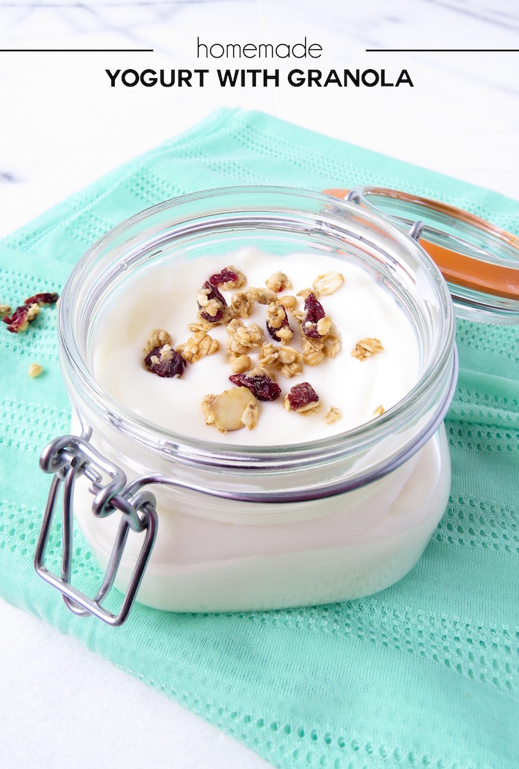 How to make homemade yogurt in 4 easy steps!