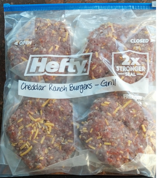 Did you know you could freeze hamburger patties for up to 3 months?!?! Here's how....