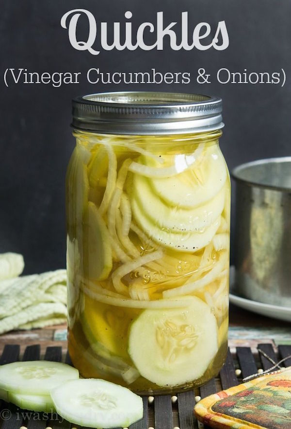 How to make Quickles (Quick Pickled Cucumbers and Onions)