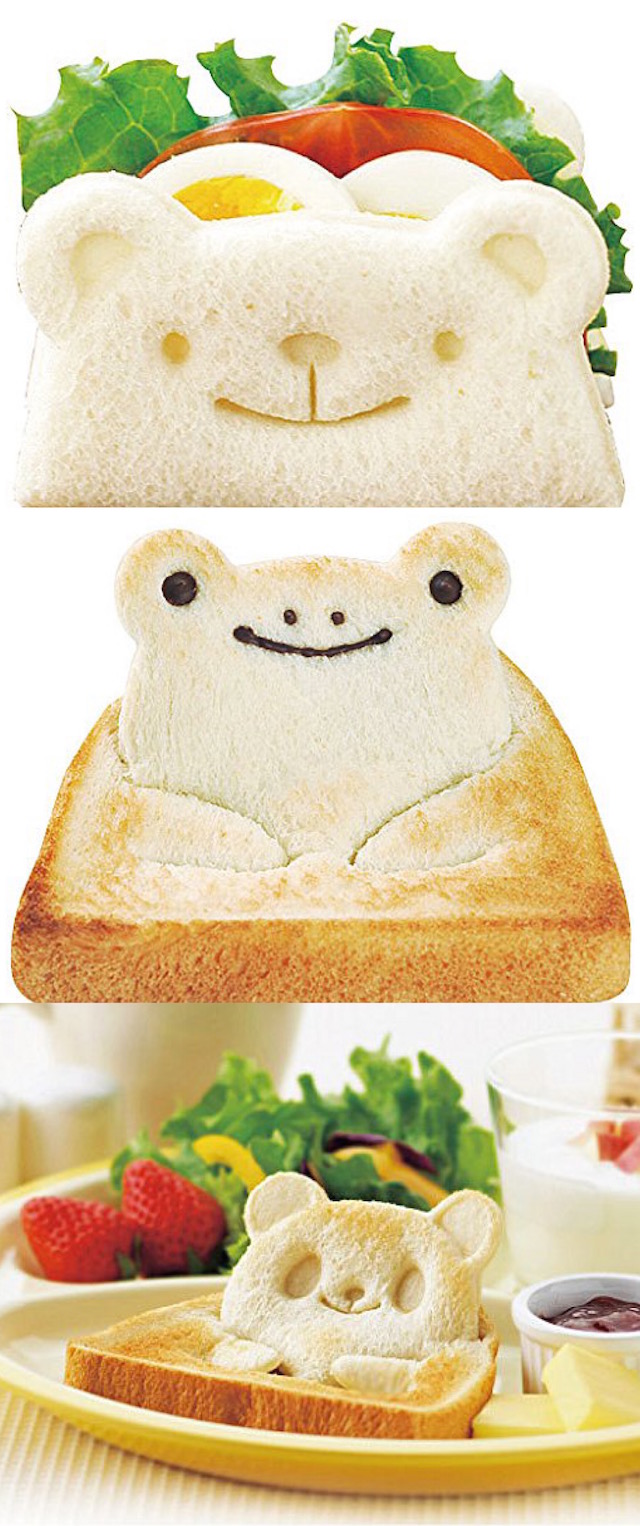 Adorable animal pocket sandwich cutter! 