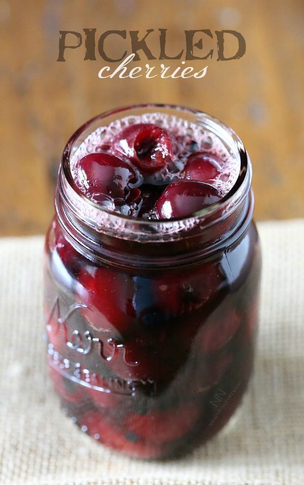 How to make Pickled Cherries