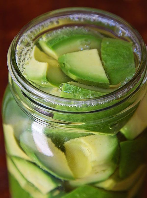 How to make Pickled Avocados