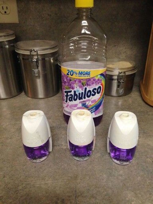 Add Fabuloso to an empty plug-in for instant fragrance - too cool!