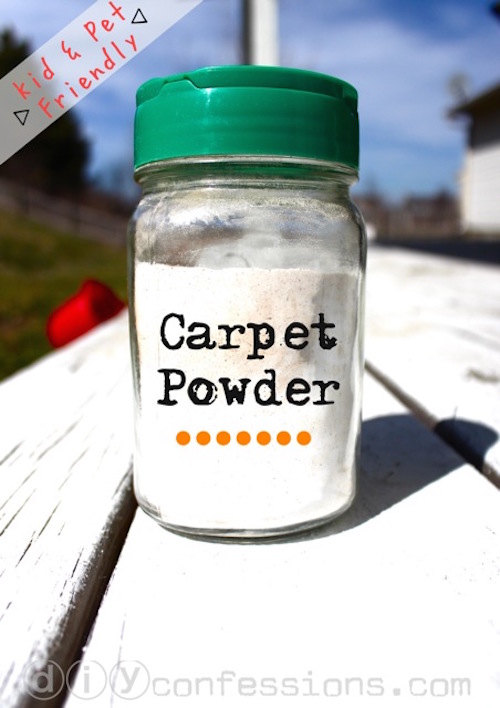 Homemade carpet powder cleaner! Safe for the kids and pets and only requires 2 ingredients!