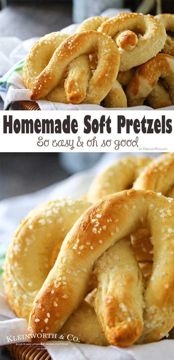 If you love a giant, delicious & chewy pretzel you will fall in love with these Homemade Soft Pretzels. Great for parties, tailgating snacks, BBQ’s & more