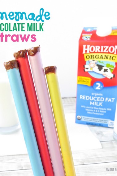 Homemade Chocolate Milk Straws