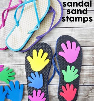 DIY Sandal Sand Stamps