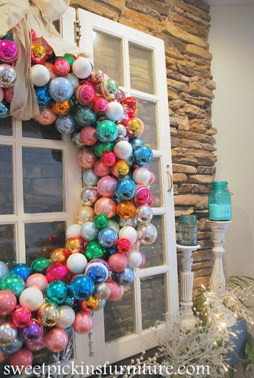 DIY Wreath made with Pool Noodles for Christmas!