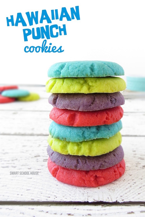 See how to make these delicious rainbow cookies using packets of Hawaiian Punch (yes, Hawaiian Punch!). 