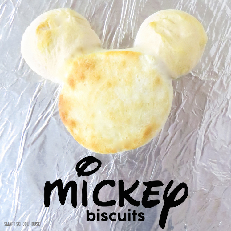 Mickey Biscuits - These are so easy! They took us 5 minutes to make and they are buttery & delicious!