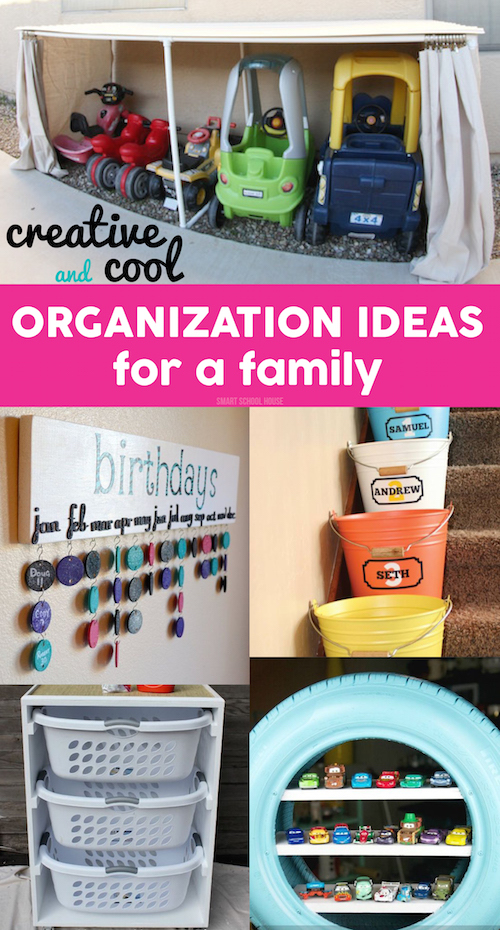 Organization Ideas for a Family