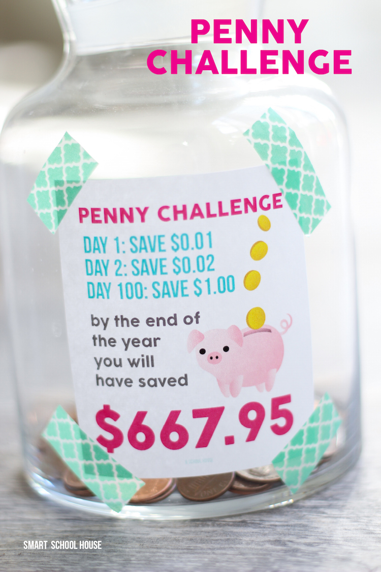 Penny Savings Challenges is a Terrific Way to Teach Kids About Saving