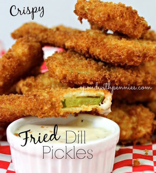 Fried dill pickles. This is the ultimate comfort food!