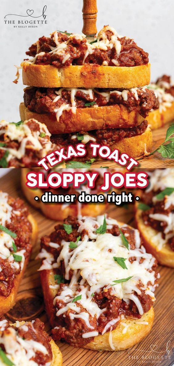 Texas Toast Sloppy Joes