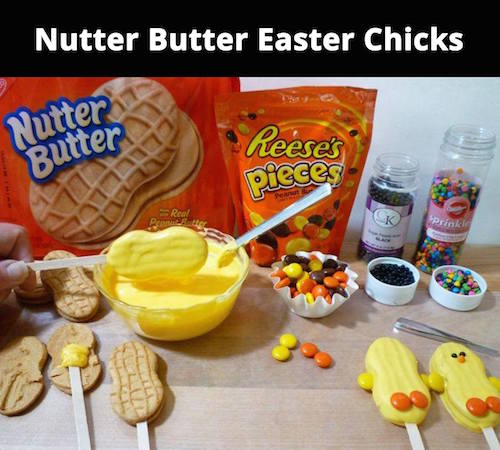An Easter treat that doesn't require any baking. I love this! Click the picture to see exactly how to make Nutter Butter Easter Chicks. 