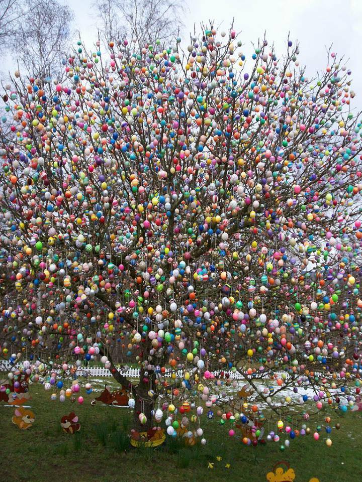 German Easter Egg Tree