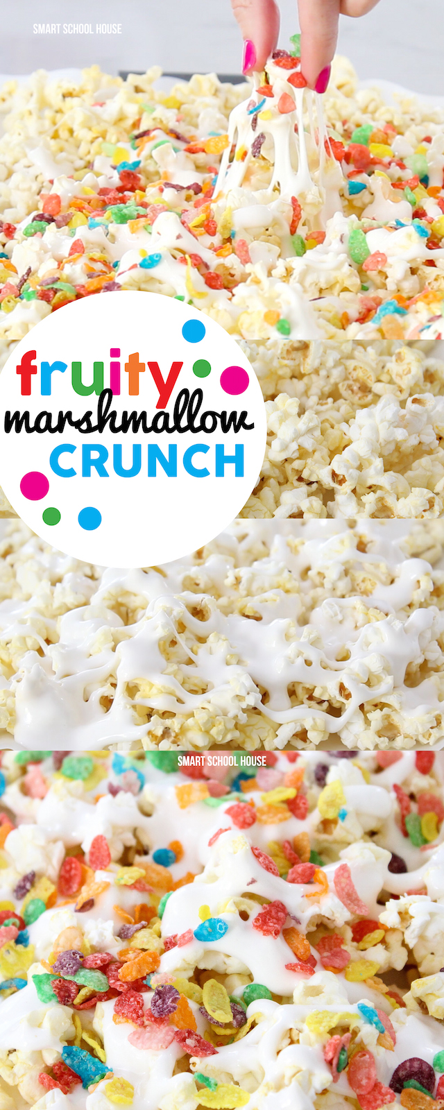 Fruity Marshmallow Crunch - salty, sweet, and quick to make!