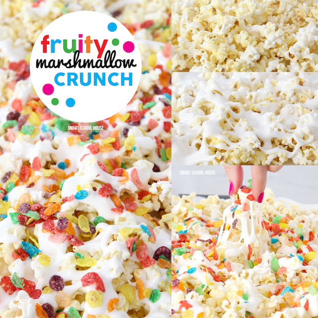Fruity Marshmallow Crunch - salty, sweet, and quick to make!