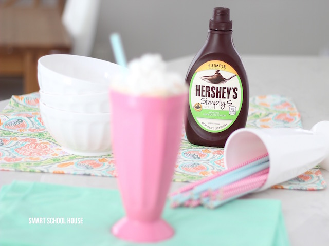 Chocolate Milkshake recipe plus 5 simple treats to make at home - easy dessert ideas. Saving this!