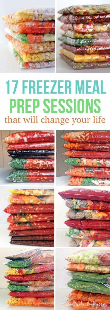 17 Freezer Meal Prep Sessions That Will Change Your Life.