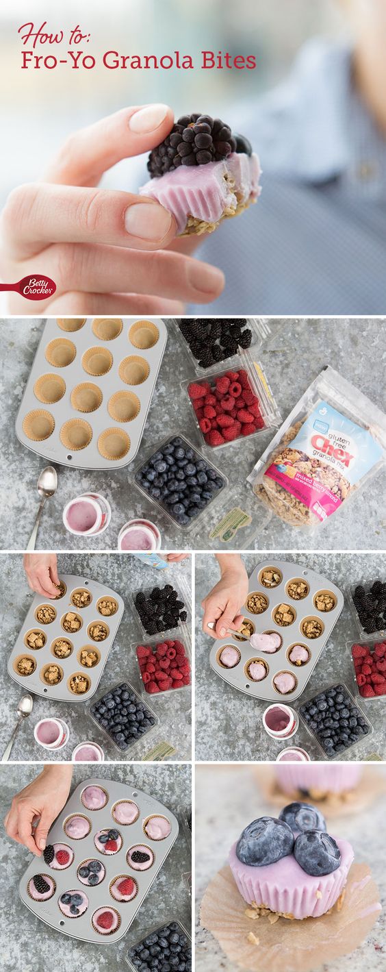Protein-packed, portable and infinitely pop-able, you can mix and match the ingredients for these gluten-free snacks to fit your family’s tastes.