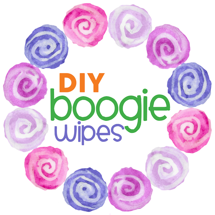 DIY Boogie Wipes printable label
